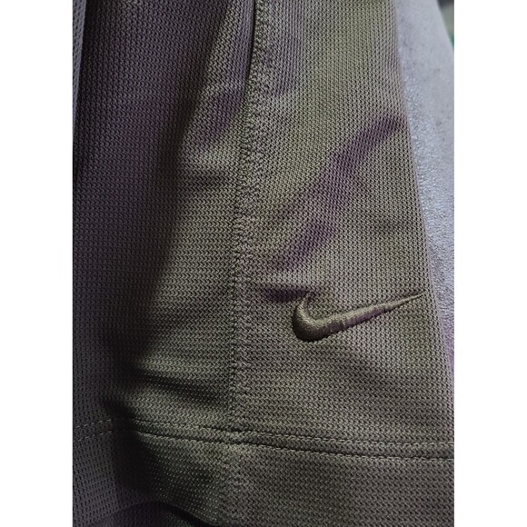 Nike Golf Dri Fit Polo Shirt Men's Size Large Gray With Company Logo SS - Picture 3 of 6